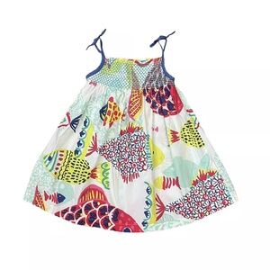 Mini Boden Girl's Fish Tank Dress size 7-8Y